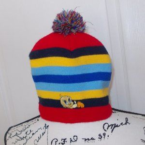 NWOT Girl's Tweety Bird Knit Beanie Cap